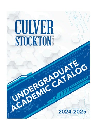 2024-25 Undergraduate Catalog by Culver-Stockton College - Issuu