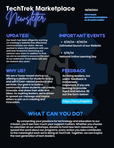 August 18th TTM Newsletter