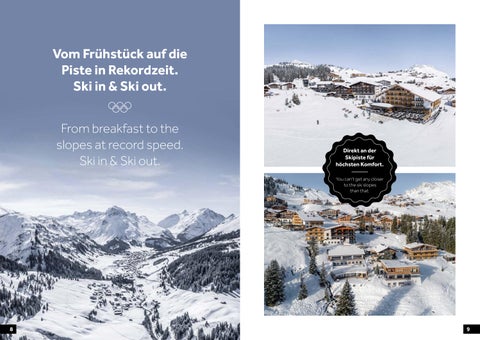 Hotelbroschüre Montana Oberlech 2024 第 5 页