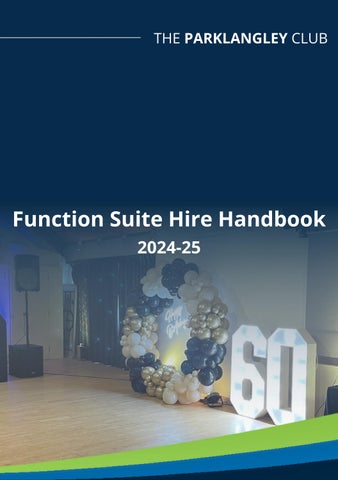 Function Handbook by The Parklangley Club - Issuu
