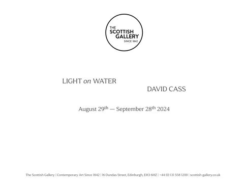 The Scottish Gallery 灯饰目录 · David Cass | 灯饰 on Water 第 3 页
