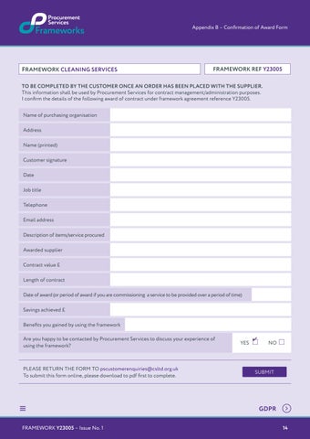 Procurement Services Y23005 Cleaning Services User 指南 第 14 页