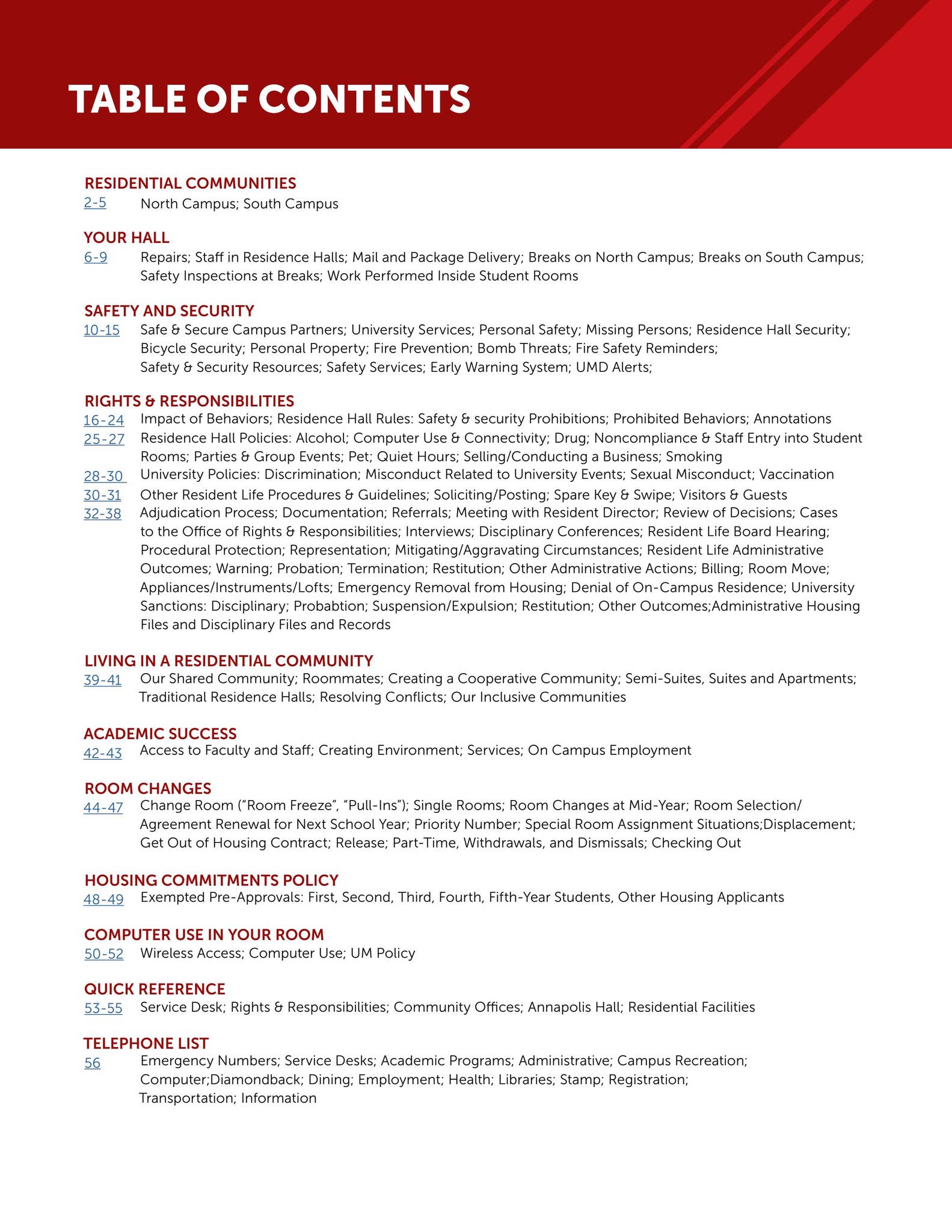 Community Living Handbook 2024 by Department of Resident Life - Issuu