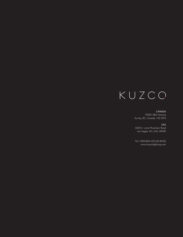 kuzcolighting 灯饰目录 · Kuzco Best Selling Products June 2024 第 12 页