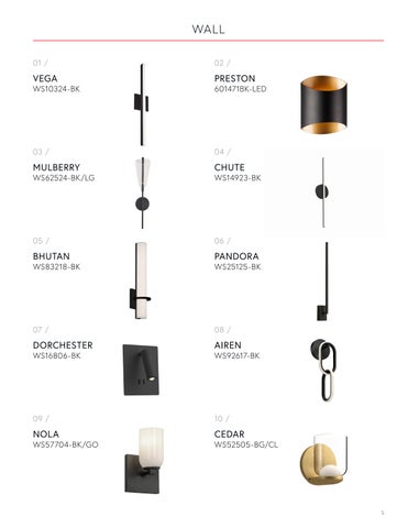 kuzcolighting 灯饰目录 · Kuzco Best Selling Products June 2024 第 5 页