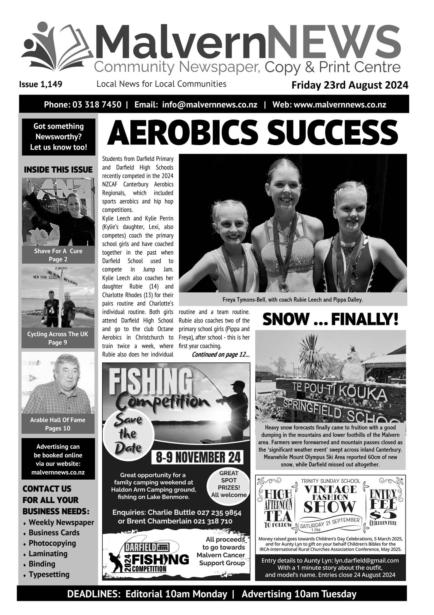 Issue 1,149 Friday 23rd August 2024 by Malvern News - Issuu