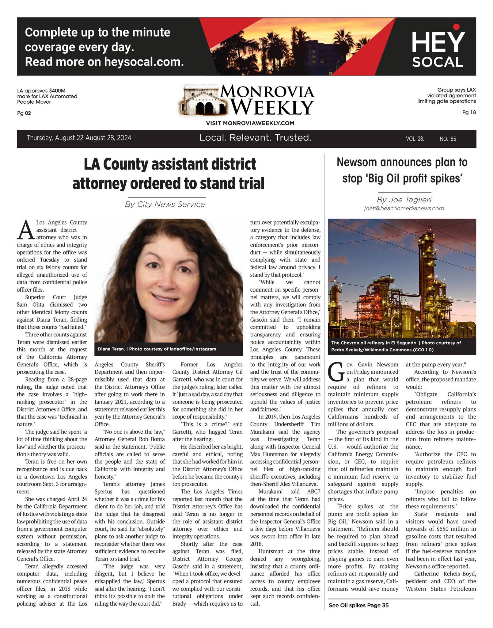 Monrovia Weekly_8/22/2024 by Beacon Media News - Issuu