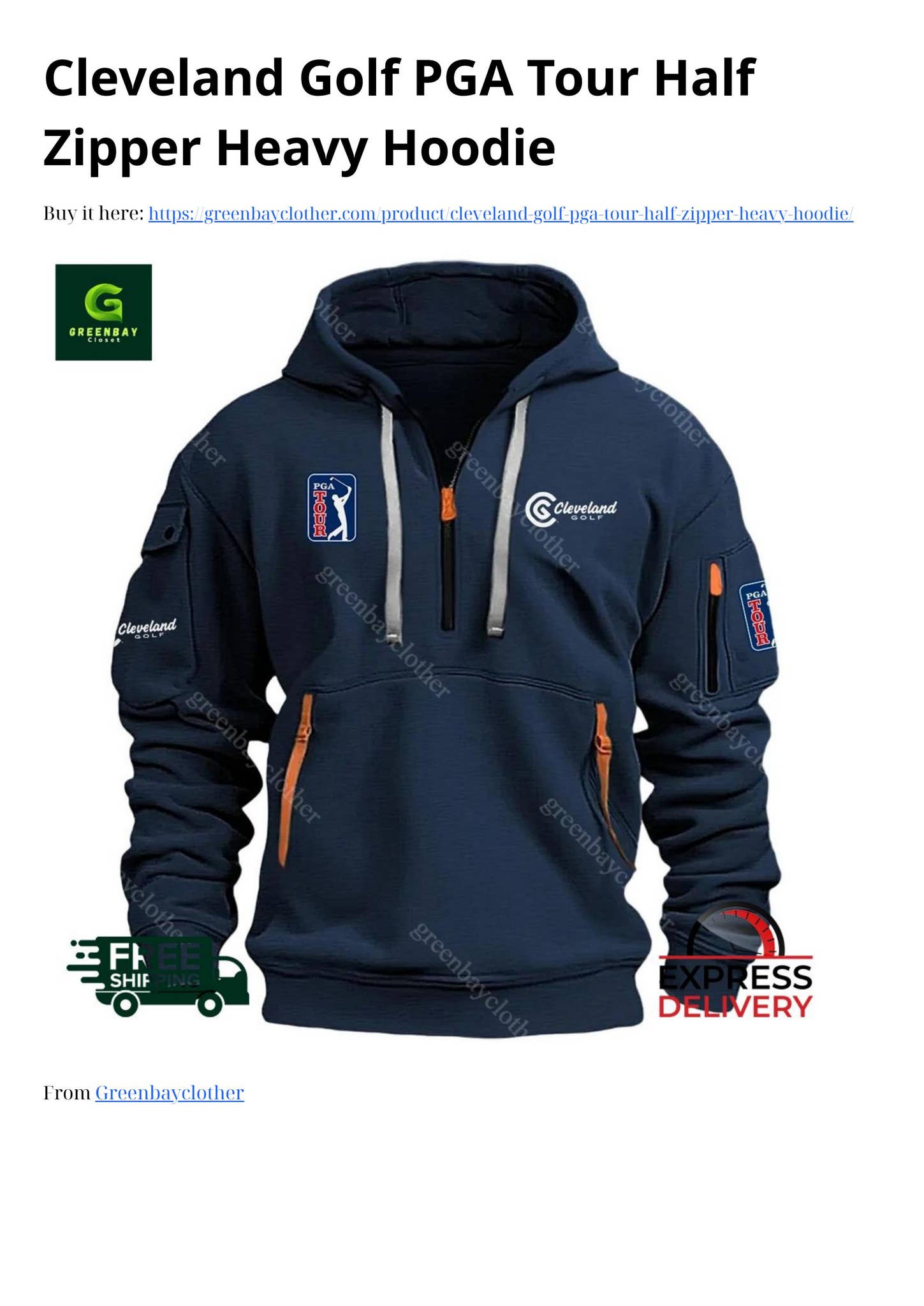 ◇Cleveland Golf◇ Spandex nylon chest pocket men's hoodie s mens-greyson-clothiers-gray-