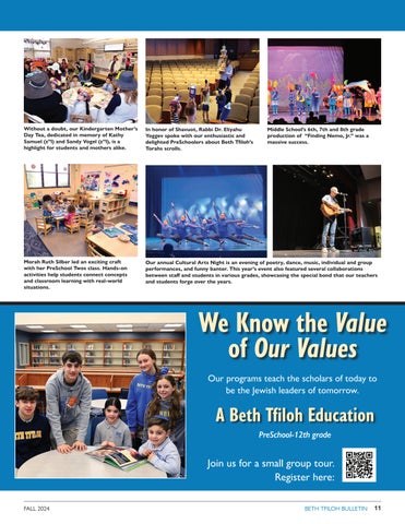 Beth Tfiloh Bulletin - Fall 2024 第 11 页