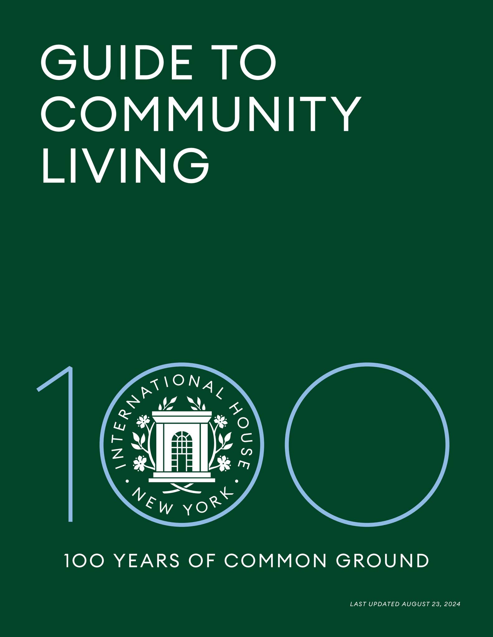 Community Life Guide Guide to Community Living - International House by International House ...