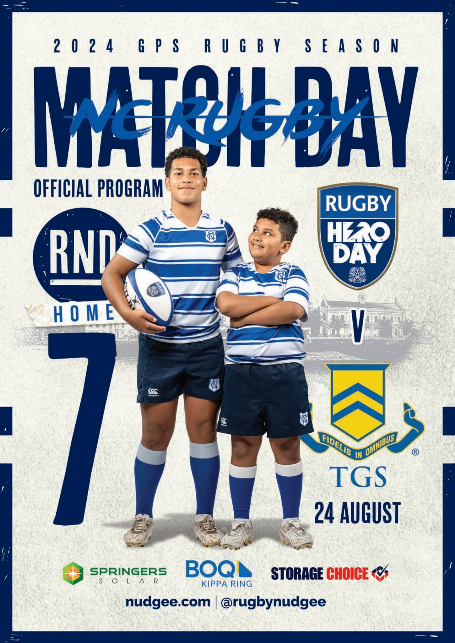Match Day Program Round 7 Match Day Program - NC vs TGS by St Joseph's Nudgee College - Issuu