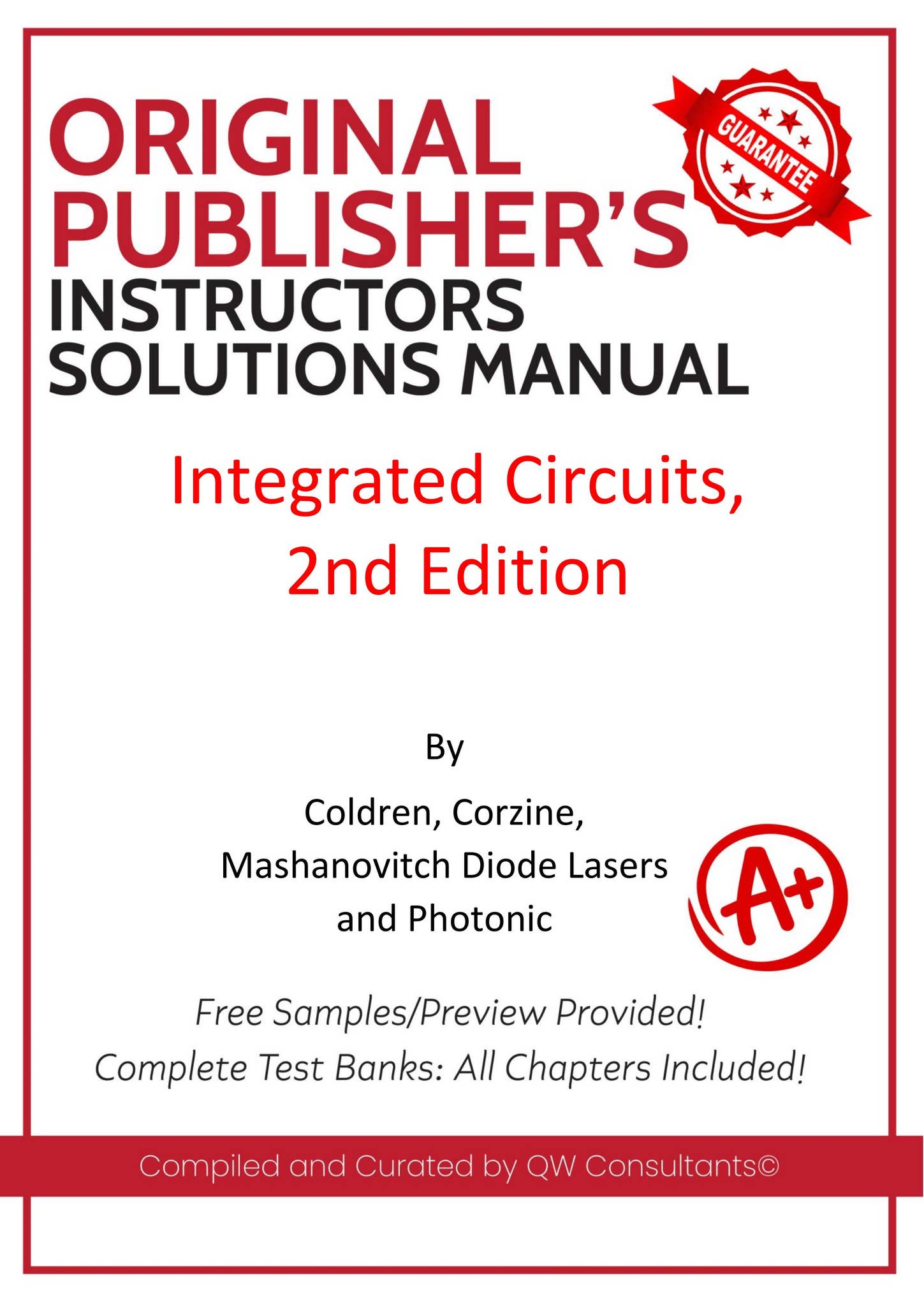 Coldren Sample Integrated Circuits, 2nd Edition Coldren, Corzine, Mashanovitch Diode ...