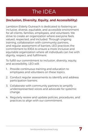 Lambton Elderly Outreach Client Handbook 第 7 页