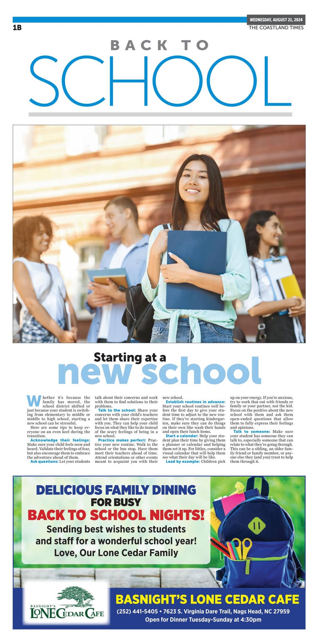 Back to School 2024 by The Coastland Times - Issuu