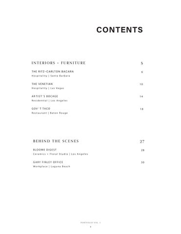 Teresa Do | Interiors + Furniture 家具目录 · Teresa Do Portfolio Interiors + 家具 第 5 页
