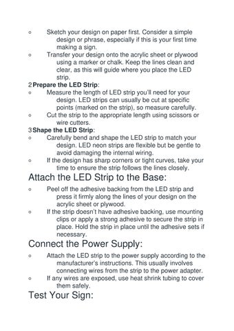 How to make an LED Neon sign 第 4 页