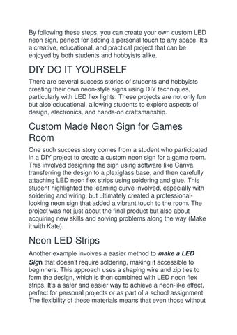 How to make an LED Neon sign 第 8 页