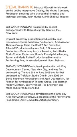 The Mountaintop 第 5 页