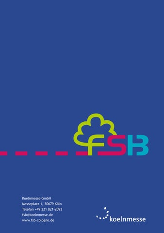 FSB 2025 Aussteller 指南 第 13 页