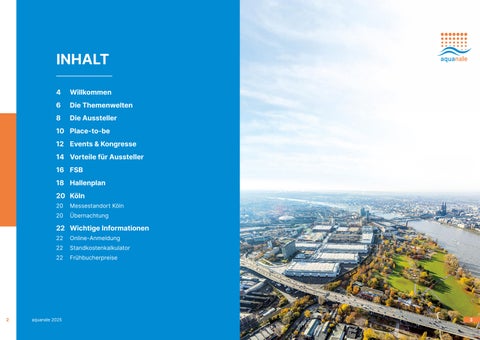 aquanale 2025 德文 - Digitaler Reiseführer zur Veranstaltung 第 2 页
