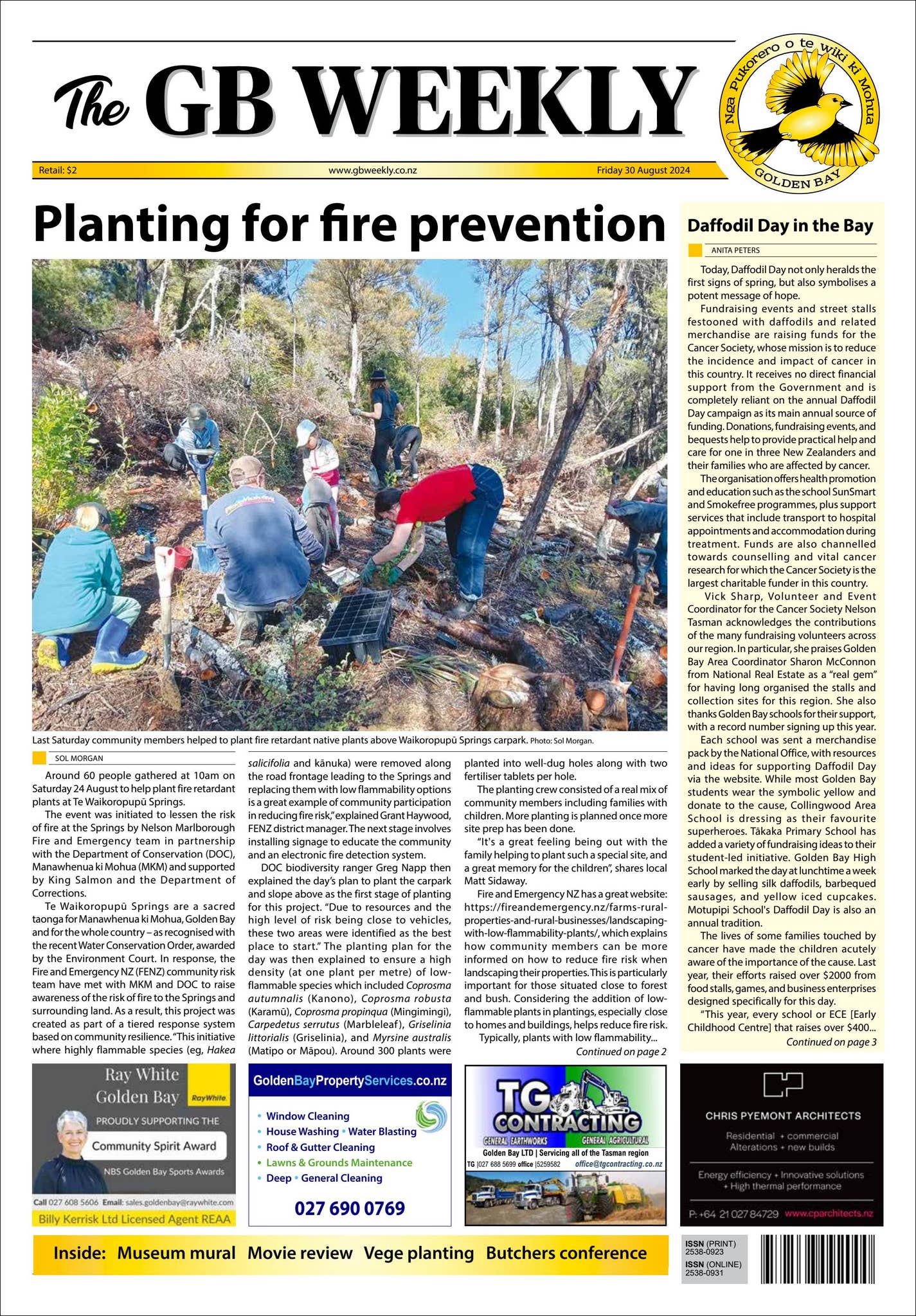 The GB Weekly - 30 August 2024 by Golden Bay Weekly - Issuu