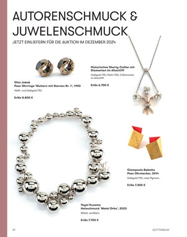 Quittenbaum Kunstauktionen GmbH 灯饰目录 · HIGHLIGHT - ERGEBNISSE 法文 ühjahr 2024 第 22 页