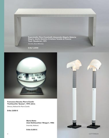 Quittenbaum Kunstauktionen GmbH 灯饰目录 · HIGHLIGHT - ERGEBNISSE 法文 ühjahr 2024 第 6 页