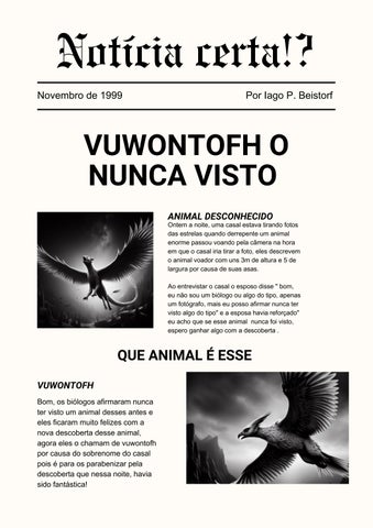 Vuwontofh, o novo animal 