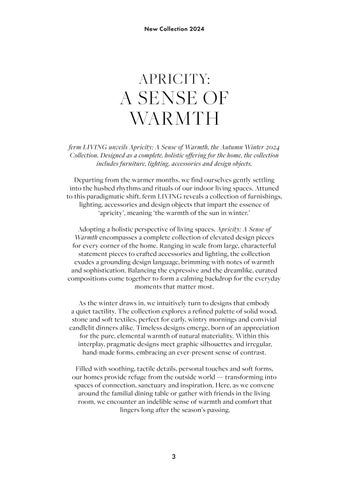Ferm Living 灯饰目录 · ferm LIVING - Apricity: A Sense of Warmth 第 3 页