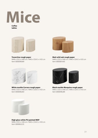 Actona Group 家具目录 · Coffee tables 第 3 页