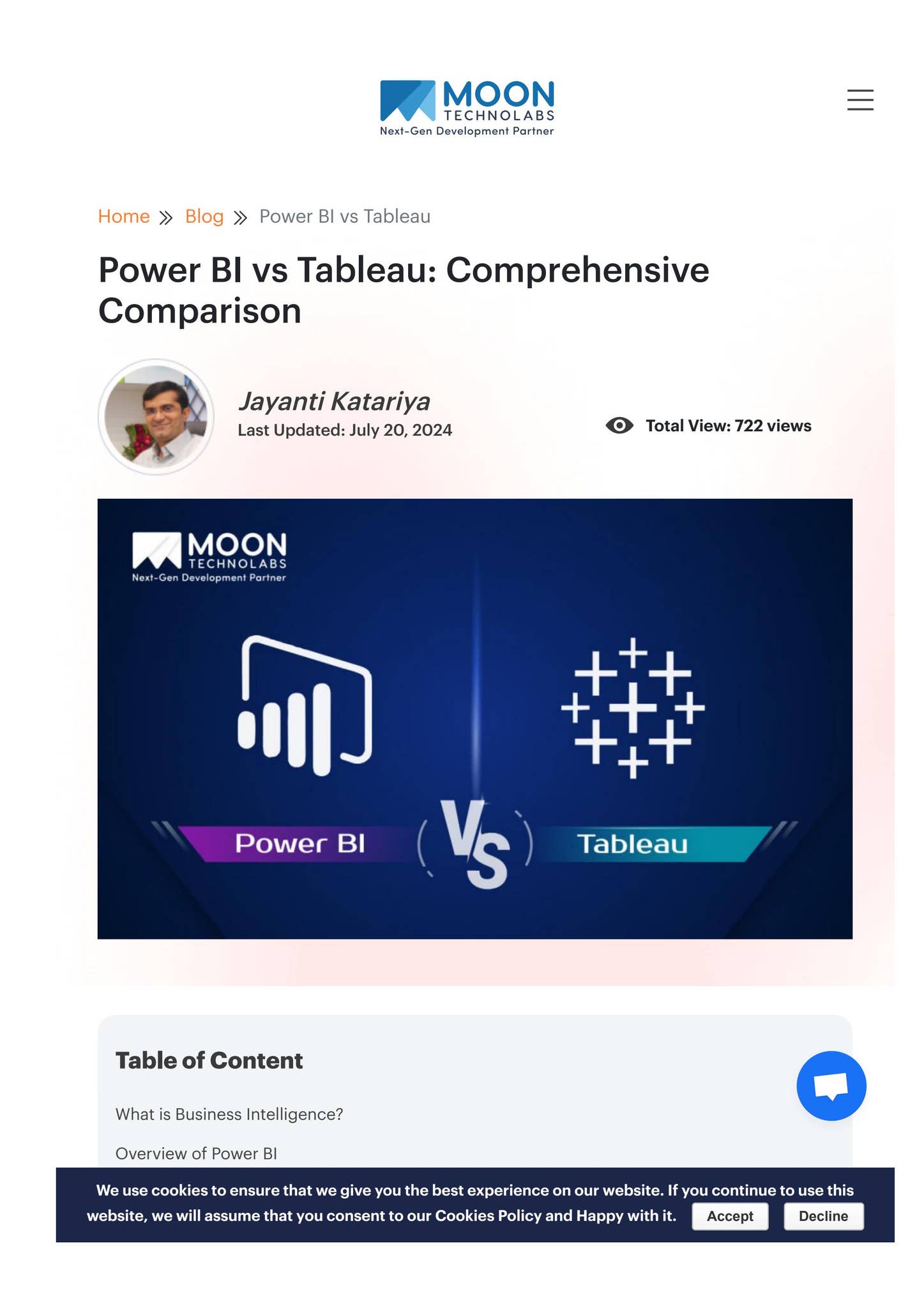 Power BI vs Tableau: Detailed Comparison by Moon Technolabs - Issuu