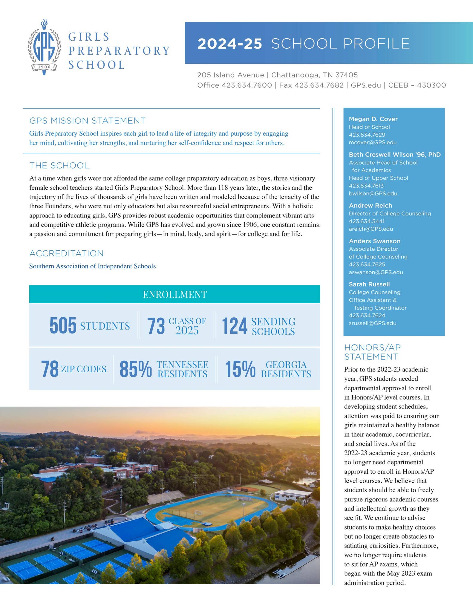 2024-25 School Profile | Girls Preparatory School by Girls Preparatory ...