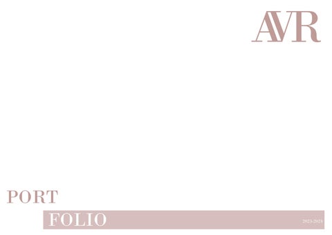 Portfolio arquitectura