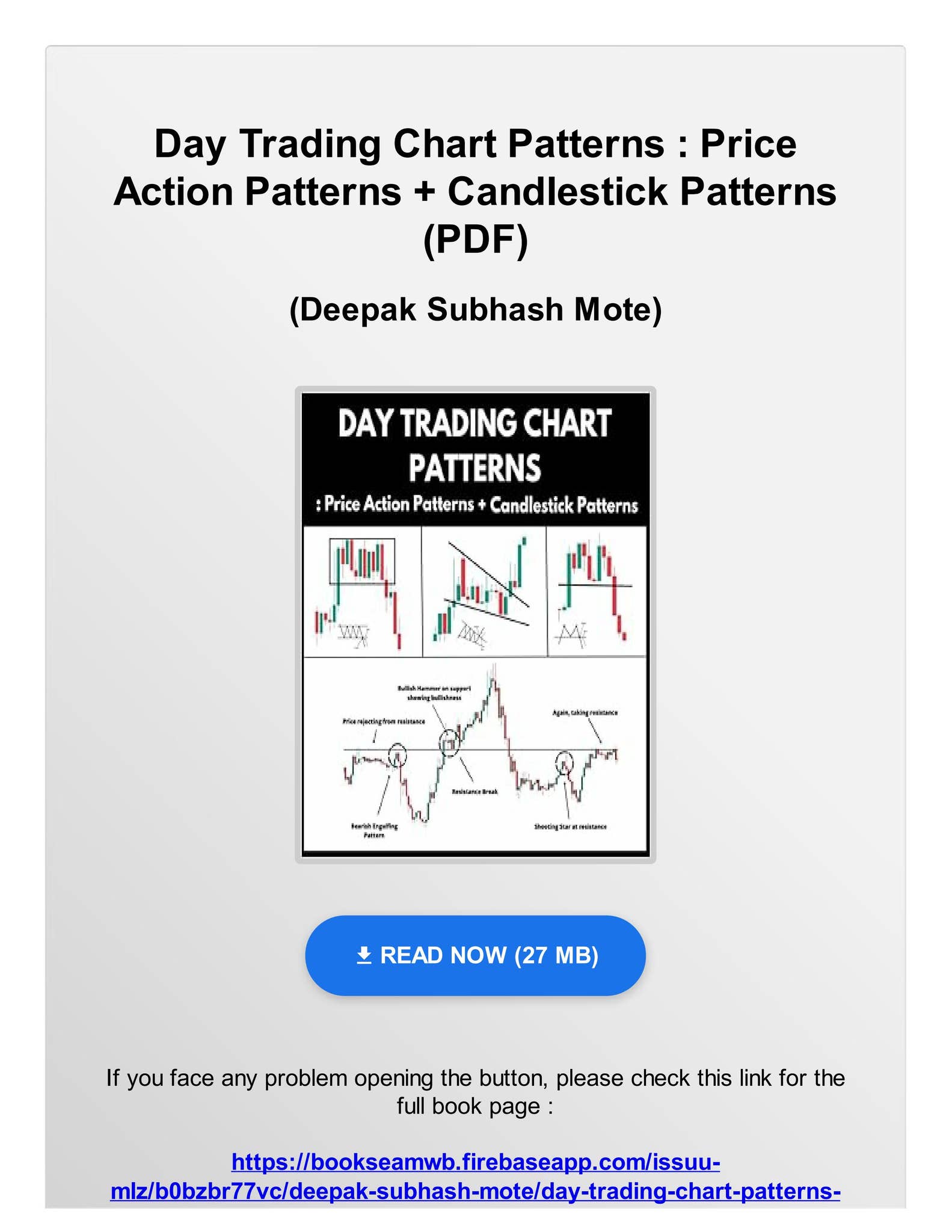 Pdf Free Day Trading Chart Patterns : Price Action Patterns ...