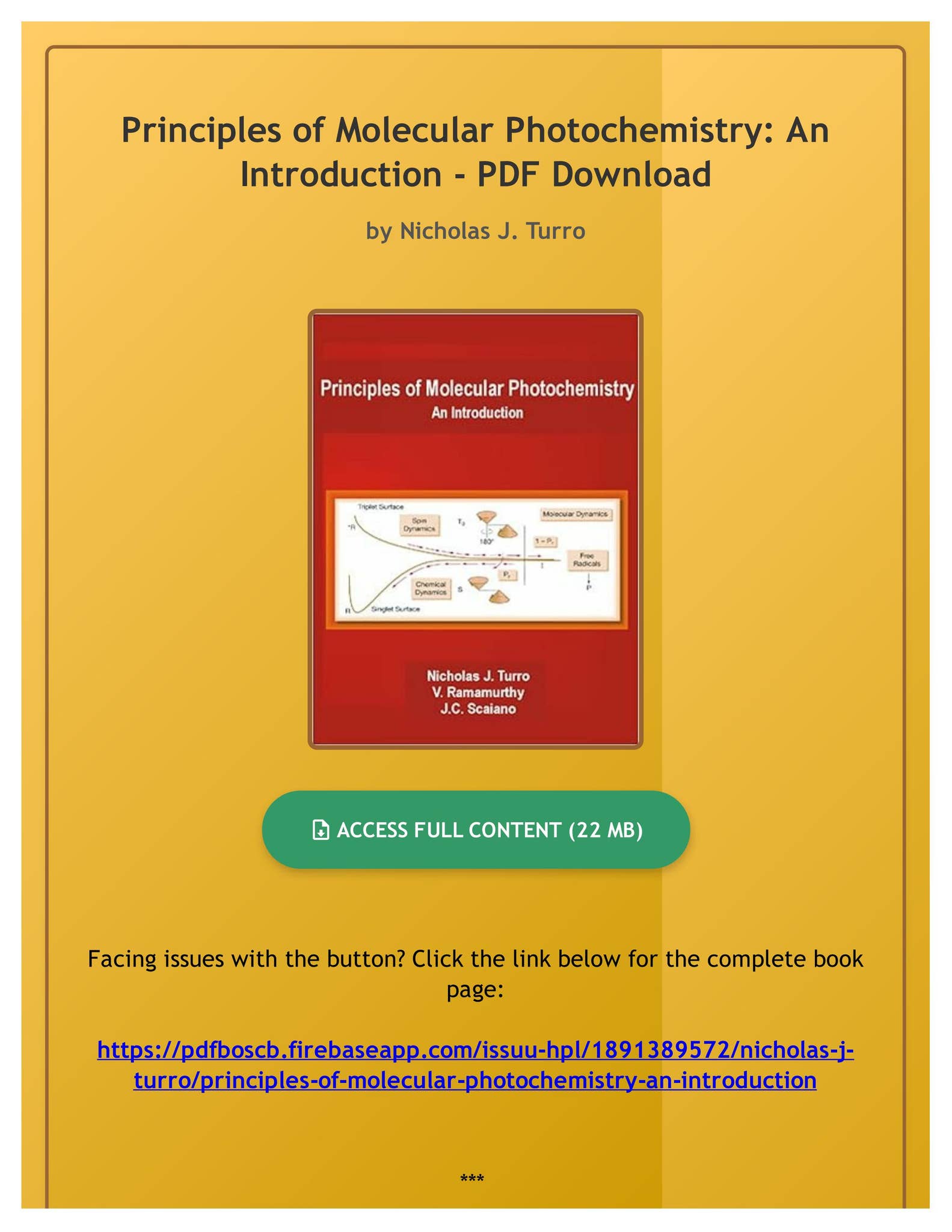 Photochemistry: An Introduction Arnold， D. R. Photochemistry: Past, Present and Future | SpringerLink