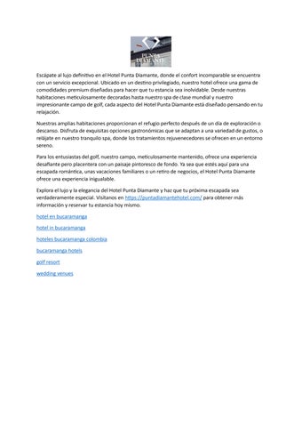 Diamante en Bucaramanga