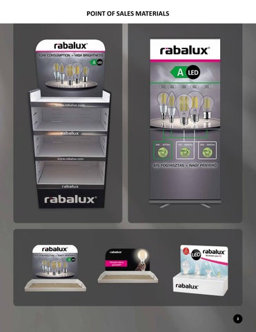 Rábalux fényforrás katalógus 2024/25 第 3 页