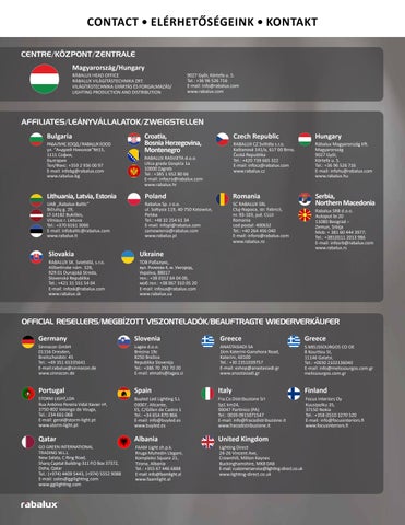 Rábalux fényforrás katalógus 2024/25 第 4 页