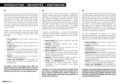 Rábalux LiTrack sínrendszer 第 4 页