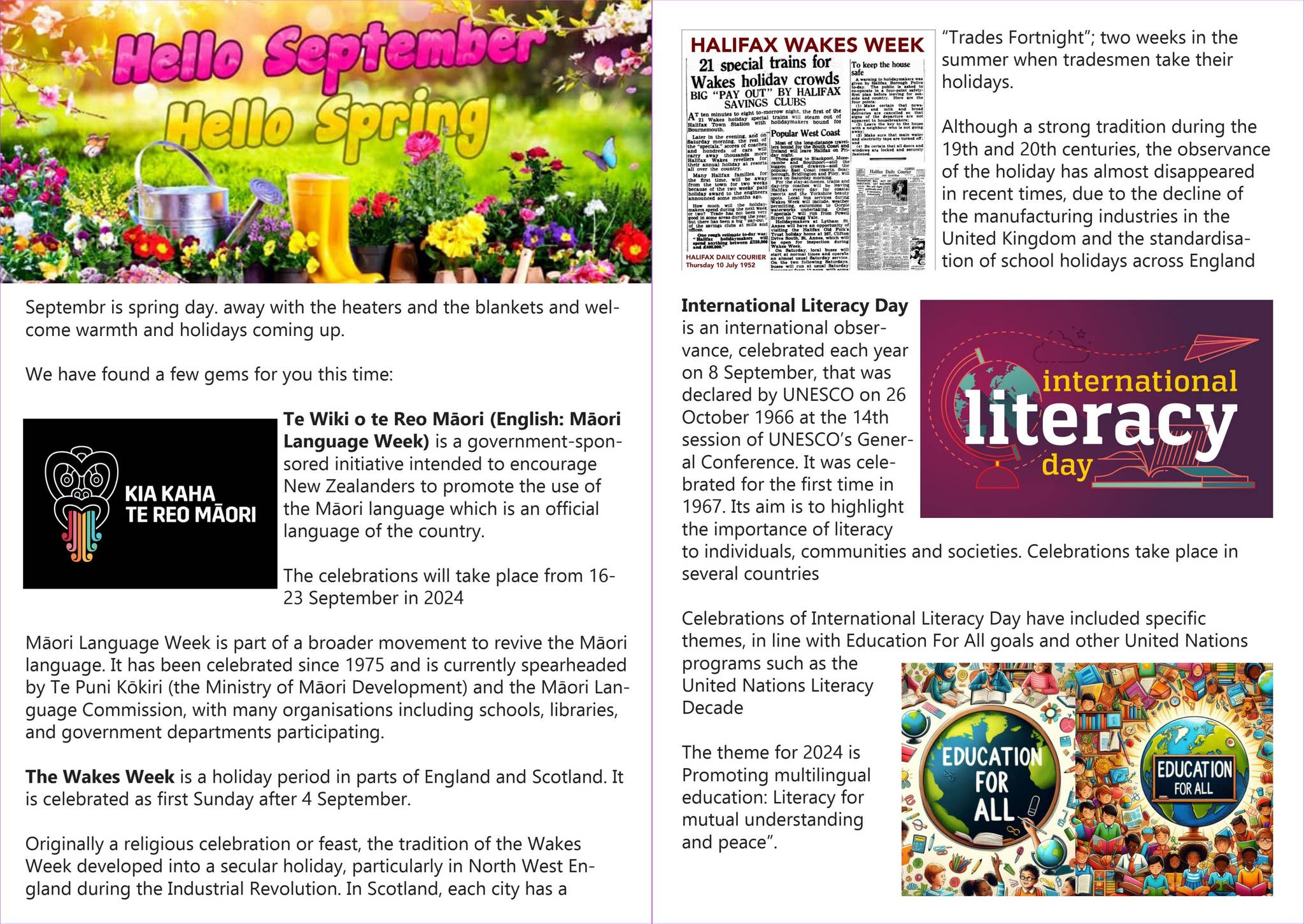 September Spring Edition September is spring - welcome! by Romele - Issuu