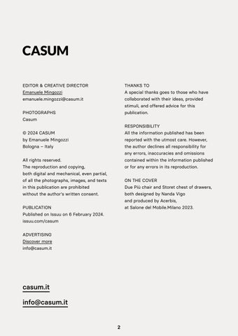 Casum 家具型录 Salone del Mobile 2023 – 室内 design – iSaloni Milano 第 2 页