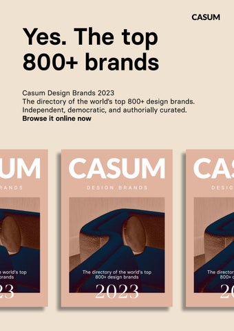 Casum 家具型录 Salone del Mobile 2023 – 室内 design – iSaloni Milano 第 4 页
