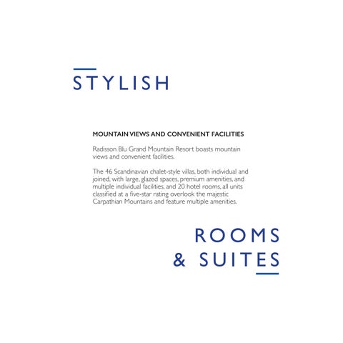 Radisson Blu Grand Mountain 家具手册 第 9 页