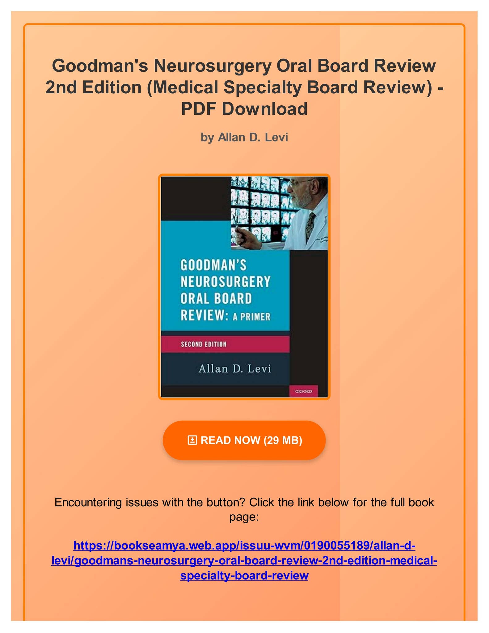 Ebook Goodman s Neurosurgery Oral Board Review 2nd Edition Medical ebook-goodman-s-neurosurgery-oral-board-review-2nd-edition-medical