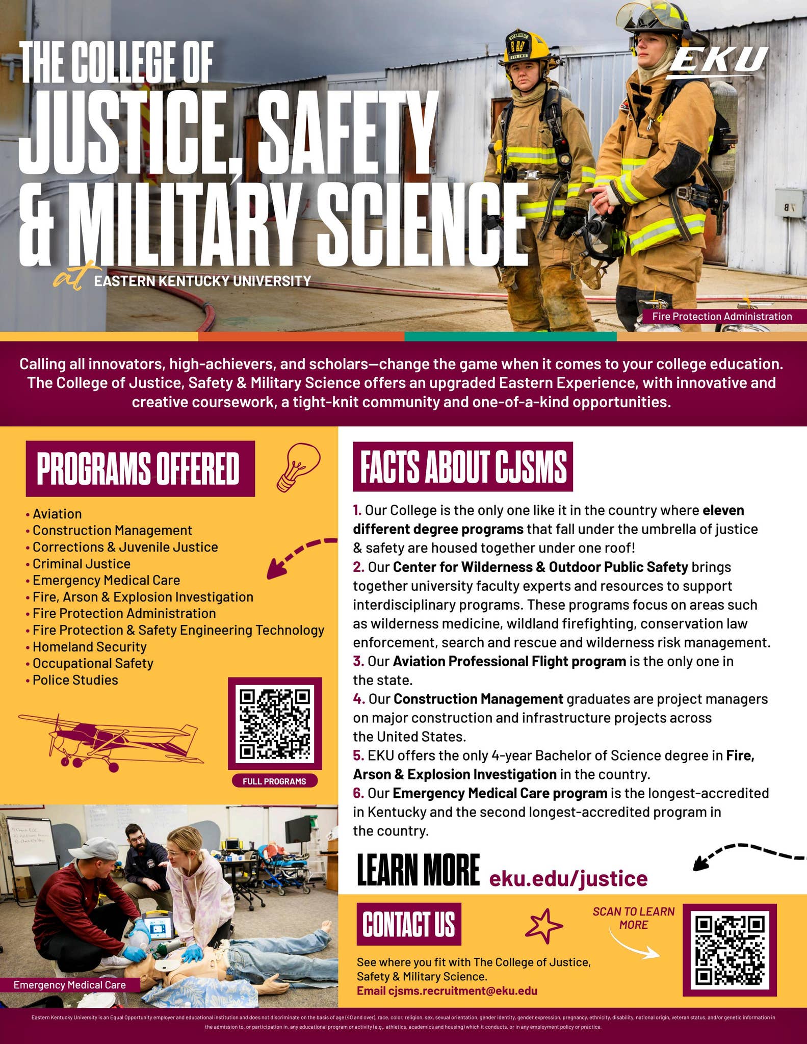 2024 CJSMS One Pager by Eastern Kentucky University - Issuu