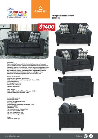 Subrails Furniture Centre 家具目录 · Ashley 家具 2024 第 12 页