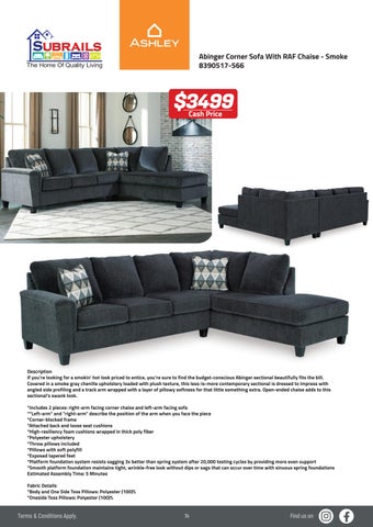 Subrails Furniture Centre 家具目录 · Ashley 家具 2024 第 15 页