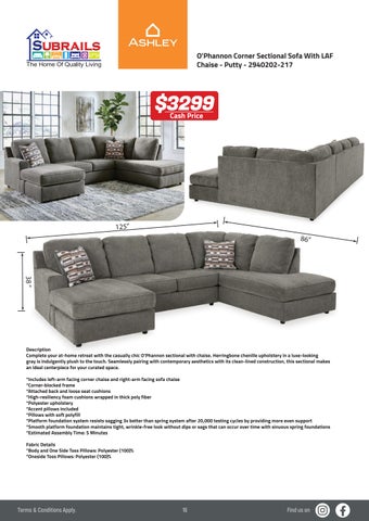 Subrails Furniture Centre 家具目录 · Ashley 家具 2024 第 17 页