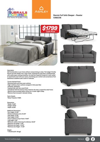 Subrails Furniture Centre 家具目录 · Ashley 家具 2024 第 19 页