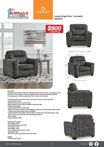 Subrails Furniture Centre 家具目录 · Ashley 家具 2024 第 2 页